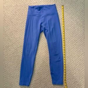 lululemon Wunderytain Leggings Periwinkle Blue